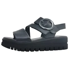 Gabor Plateau-Sandalette Damen Schwarz 36