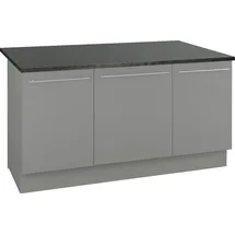 OPTIFIT Kücheninsel Bern 160 cm grau