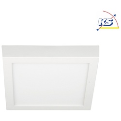 Frisch-Licht LED Aufbau-Downlight, IP20, quadratisch, opal, schaltbar, weiß, 60x60cm, 48W 3000K 3800lm FL-ADLQ2235A.3883
