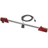 PRO PLUS Beleuchtungstafel Metall 140-200cm ausziehbar + 12M Kabel