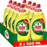 Fairy Handgeschirrspülmittel Zitrone 8x900 ml
