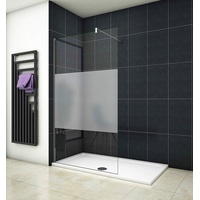Aica Sanitär 100 x 200cm Duschwand Duschtrennwand 10mm Sicherheitsglas Walk in Dusche