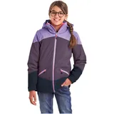 KILLTEC Mädchen kow 195 GRLS jckt Outdoorjacke Funktionsjacke mit Kapuze, Pflaume, 176 EU