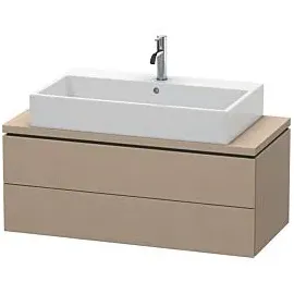 Duravit L-Cube Waschtischunterschrank, 2 Auszüge, LC580907575,