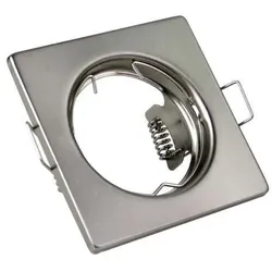 GTV Einbaurahmen Einbauringe Decken-Spots Rahmen Quadrat inox PARMA 1587