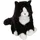 gipsy toys GIPSY Katze Mimiz 28 cm Schwarz/Weiß