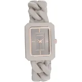 Oozoo Damen Armbanduhr Timepieces Analog Kunststoff taupe braun D2UOC11275 - Grau