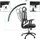 MyBuero ERGOMY | Stoff / Netz | Rahmen: Schwarz - Home Office Bürostuhl Schwarz