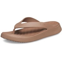 Crocs Damen Getaway Flip Flop, latte, 39/40 EU - 39/40 EU