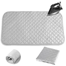 arcpnrt Bügelunterlage, Bügelbrett-unterlage, Bügelmatte, Kleine Größe, Reise-bügelbrett-unterlage, 48 X 85 Cm, Bügelkissen, Tragbar, Faltbar, Baumwolle, Hitzebeständiger Bügelbezug Für Dampfbügeleisen