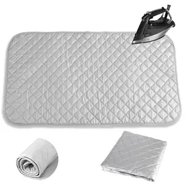 arcpnrt Bügelunterlage, Bügelbrett-unterlage, Bügelmatte, Kleine Größe, Reise-bügelbrett-unterlage, 48 X 85 Cm, Bügelkissen, Tragbar, Faltbar, Baumwolle, Hitzebeständiger Bügelbezug Für Dampfbügeleisen