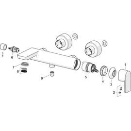 Hansa Stela Einhandwannenmischer Chrom