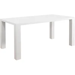 Esstisch SALESFEVER, weiß, B:200cm H:76cm T:100cm, Tische, in edlem Hochglanz