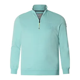 Jan Vanderstorm Sweatshirt Ansbert türkis 5XL