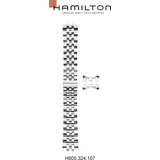 Hamilton Metall Jazzmaster Band-set Edelstahl H695.324.107 - silber