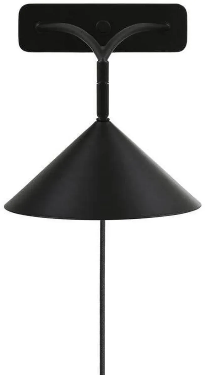 Wandleuchte Globen Lighting, Schwarz, für Schlafzimmer, Metall - 20 - 20.5