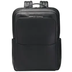 Porsche Design Roadster Rucksack Leder 45 cm Laptopfach  schwarz