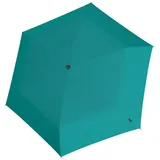 Knirps US.050 Ultra Light Slim Manual mit UV-Schutz Türkis-Schwarz