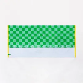 BENETTON Badetuch 70 x 140 cm grün kariert