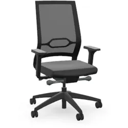 SEDUS .  Bürodrehstuhl - quarterback 2  Mod qb-125, Membran schwarz, Sitz schwarz, weiche Rollen