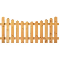 Tetzner & Jentzsch Vorgartenzaun Unterbogen 180 x 80/65 cm Grün/Holz