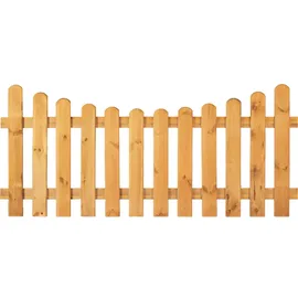 Tetzner & Jentzsch Vorgartenzaun Unterbogen 180 x 80/65 cm Grün/Holz