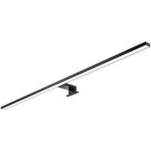 Kalb Material Für Möbel kalb | 100cm LED Badleuchte Badlampe Spiegellampe Spiegelleuchte 230V schwarz, warmweiß