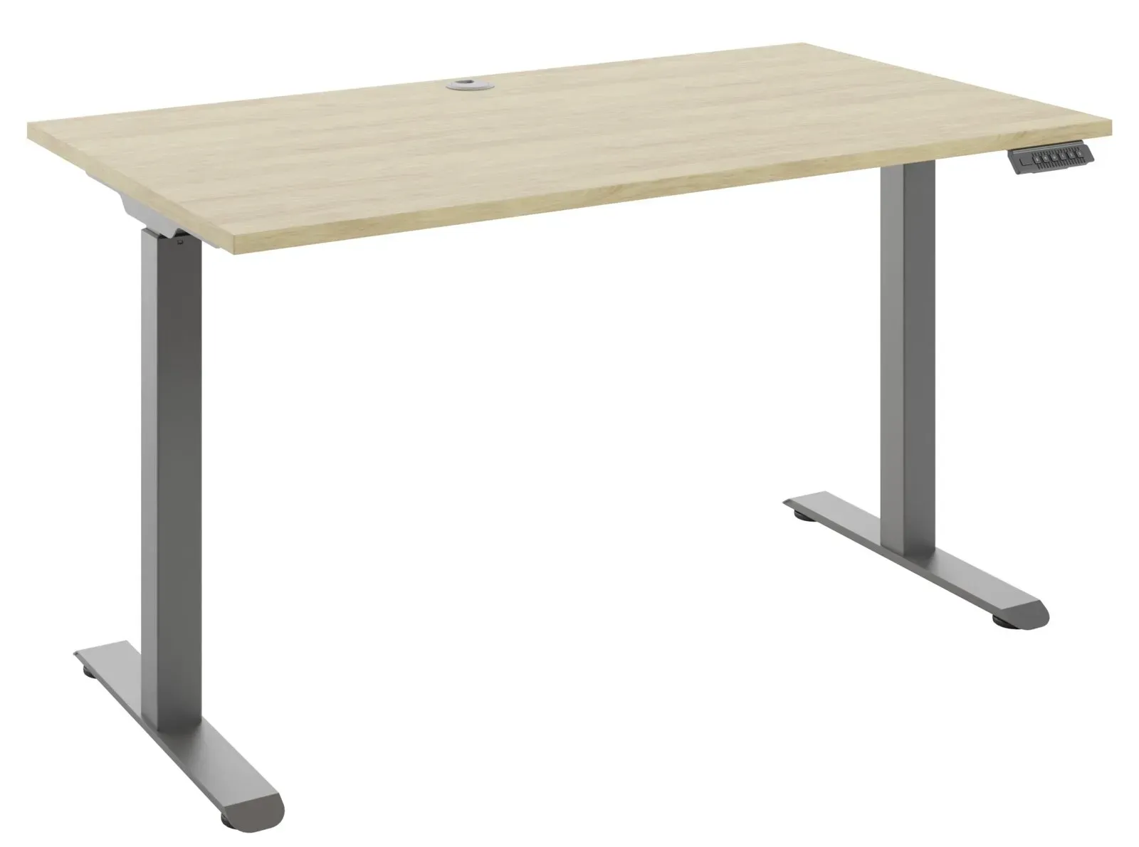 Manjana E-Schreibtisch 1-motorig OHIO - B/H/T ca. 130,00x74,20x68,00