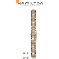 Hamilton Metall Jazzmaster Band-set Edelstahl H695.323.109 - Zweifarbig rosé