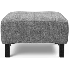 Innovation Living Polsterhocker 100% Polyester 65 x 40 x 65 cm Grau