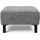 Innovation Living Polsterhocker 100% Polyester 65 x 40 x 65 cm Grau