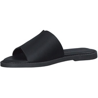 TAMARIS Damen Mules Pantoletten Leder Sommer; BLACK/schwarz; 36 EU