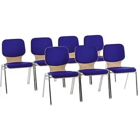 Mayer Sitzmöbel Mayer Stapelstuhl myDARIO 2116 01 26 396 blau Stoff