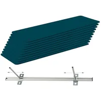 Sport-Thieme Gymnastikmatten-Set Gym 1.5"", Blau