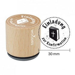 Woodies Stempel - Einladung zur Konfirmation W14006