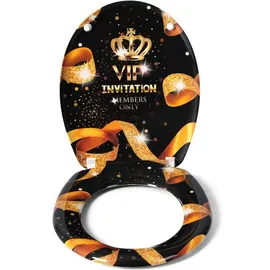Woltu WC Sitz mit Absenkautomatik Gold