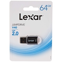 Lexar JumpDrive V40 64 GB schwarz
