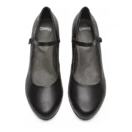 Camper Leder-Pumps in Schwarz | 37