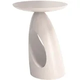 Möbel Kraft Beistelltisch weiß ¦ Maße (cm): B: 32 H: 40