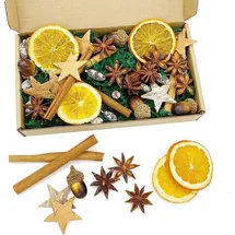 luxuskollektion 52-teiliges Weihnachtsdeko Adventskranz Set mit