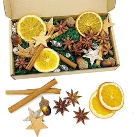luxuskollektion 52-teiliges Weihnachtsdeko Adventskranz Set mit