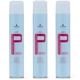 Schwarzkopf Professionnelle Laque Super Strong Hold Haarspray 3 x 500 ml