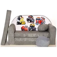 Welox Kindersofa Spielsofa Minicouch aus Schaum Kindersessel Kissen Matratze Farbwahl (A14)