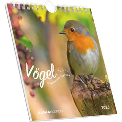 Vögel in unserem Garten - Kalender 2026