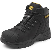 CAT Footwear Herren Everett S3 WR CI H Sicherheitsstiefel, Black, 46 EU
