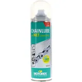 Motorex Kettenöl Chainlube Wet Conditions Spray 300 ml grau, vollsynthetisch, biologisch abbaubar, wasser- & schmutzabweisend