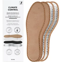 Einlegesohle BAMA Climate Control - wärmende Sohle 2er Pack braun 44