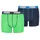 Boxershorts BASIC BOXER 2P in 686 Green Blue Gr 128