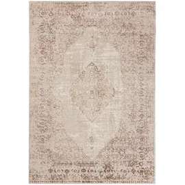 mazovia Teppich, Beige, Textil, Vintage, Rechteckig, 80x150 cm, Oeko-Tex® Standard 100, für Fußbodenheizung geeignet, Hausstauballergiker in verschiedenen Größen erhältlich, pflegeleicht, strapazierfähig, Teppiche & Böden, Teppiche, Moderne Teppiche