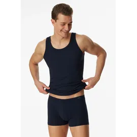 SCHIESSER Unterhemd Essentials Feinripp, in navy), | Gr.: 3XL